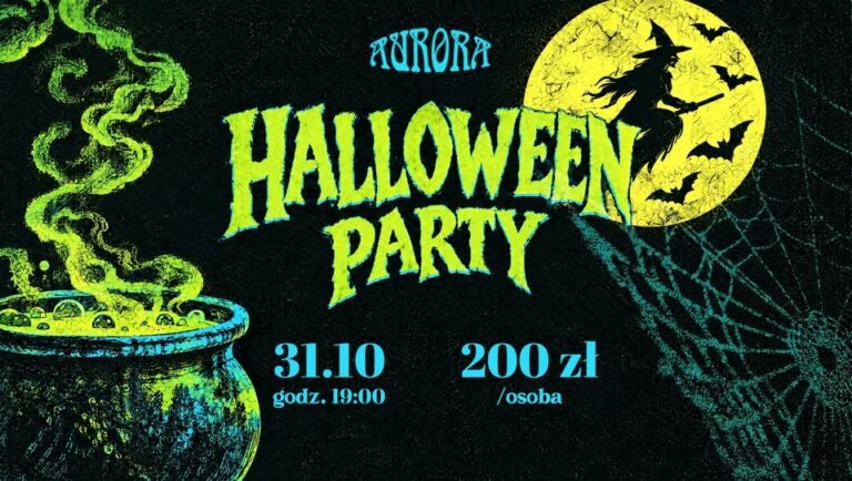 Halloween Party w restauracji Aurora w Tarnowie – 31 października, 200 zł za osobę
