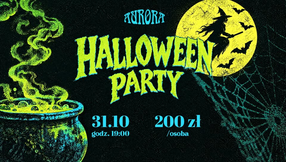 Halloween Party w restauracji Aurora w Tarnowie – 31 października, 200 zł za osobę