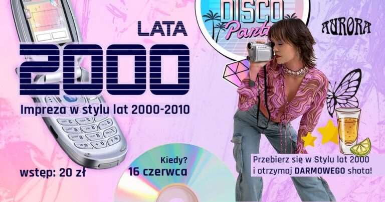 Impreza w stylu lat 2000 – czerwiec 2023 – restauracja Aurora w Tarnowie, 16 czerwca 2023