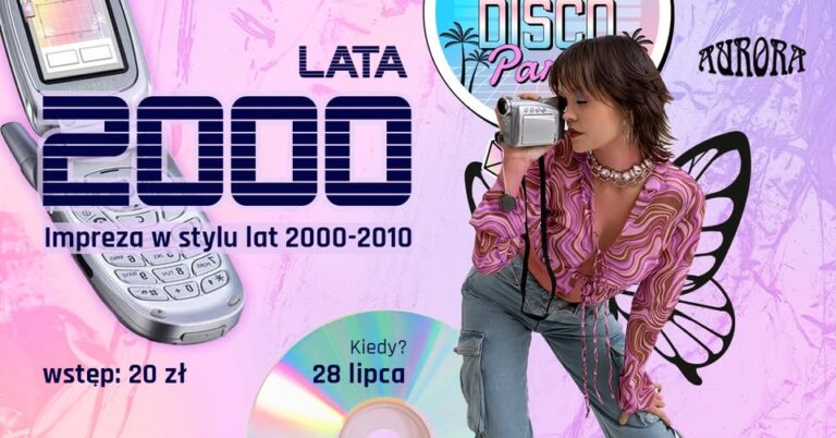 Impreza w stylu lat 2000 – lipiec 2023 – restauracja Aurora w Tarnowie, 28 lipca 2023