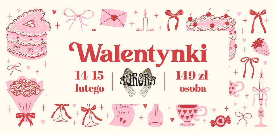 Walentynki w restauracji Aurora w Tarnowie – kolacja degustacyjna 149 zł za osobę